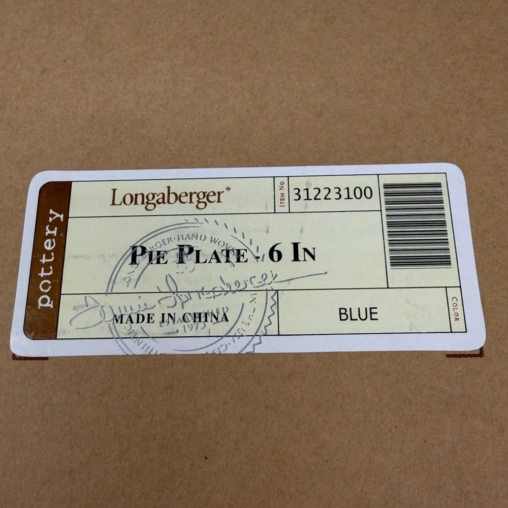 Longaberger Woven Traditions Blue 6